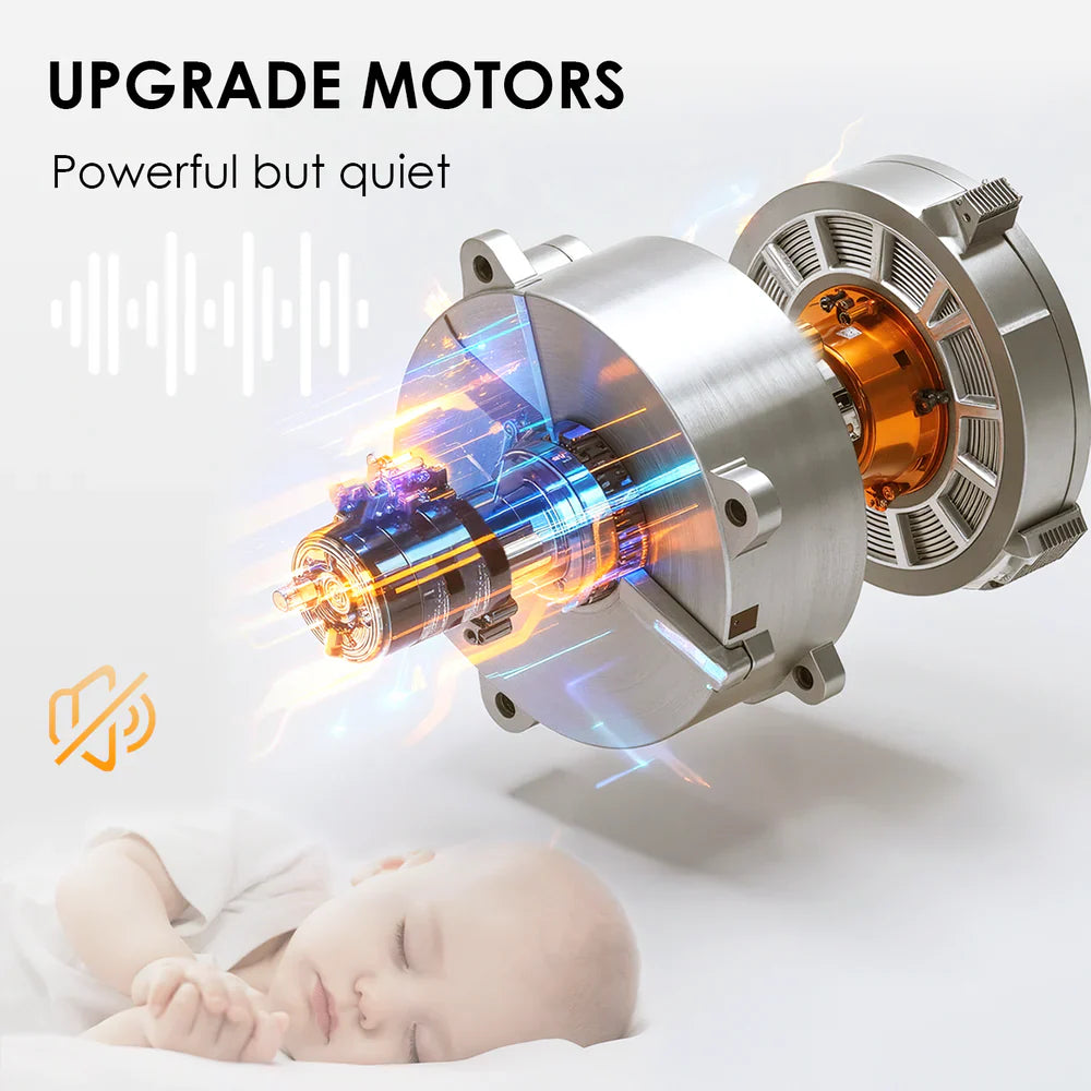 Paiseec W3 Elektrorollstuhl – leistungsstarke und leise Motoren